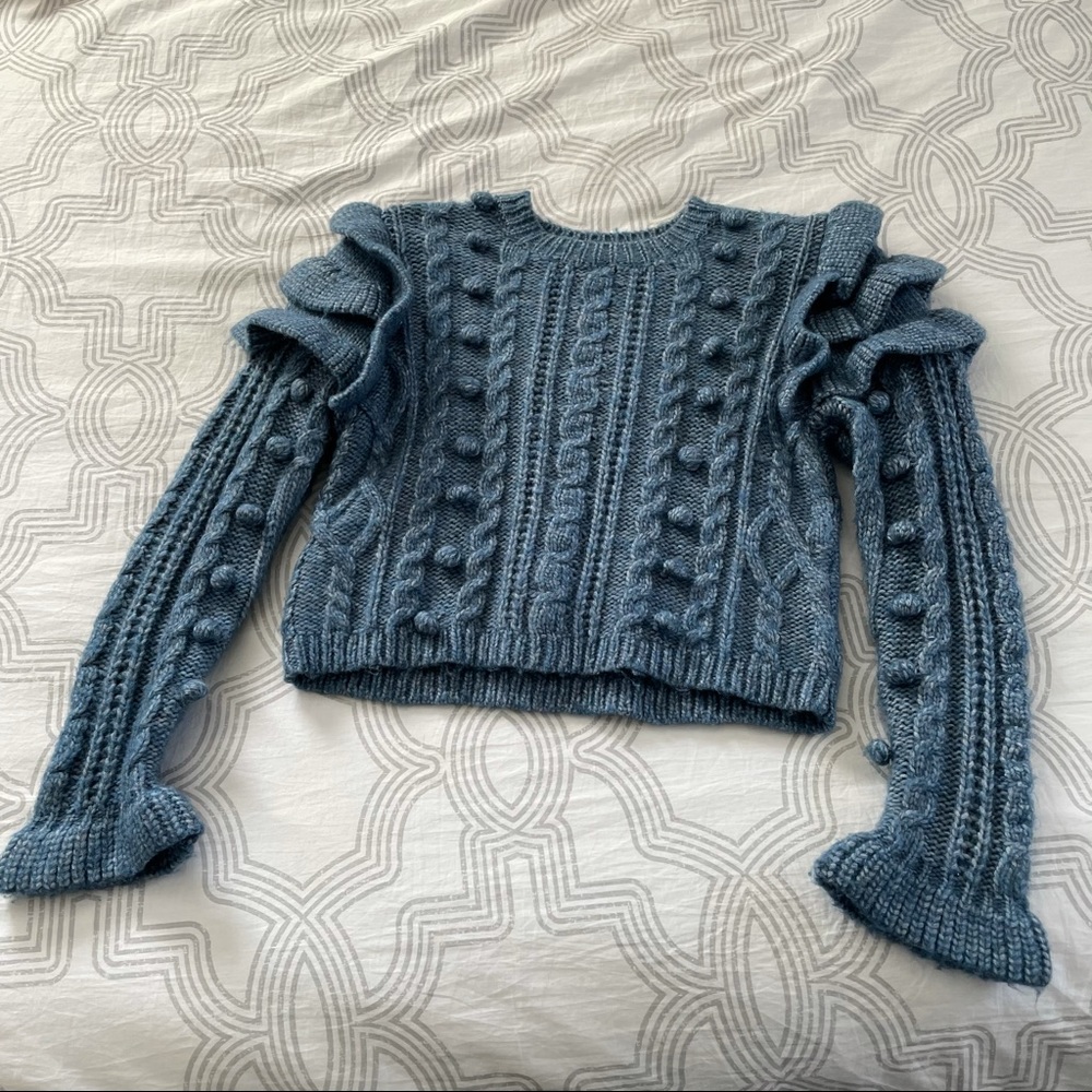 Zara blue sweater